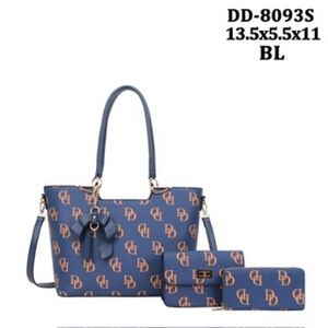 High grade tote handbag, 3piece with a long shoulder strap and a beautif…